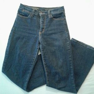 NYDJ Jeans Tummy Tuck Dark Blue Stretch Denim Boot